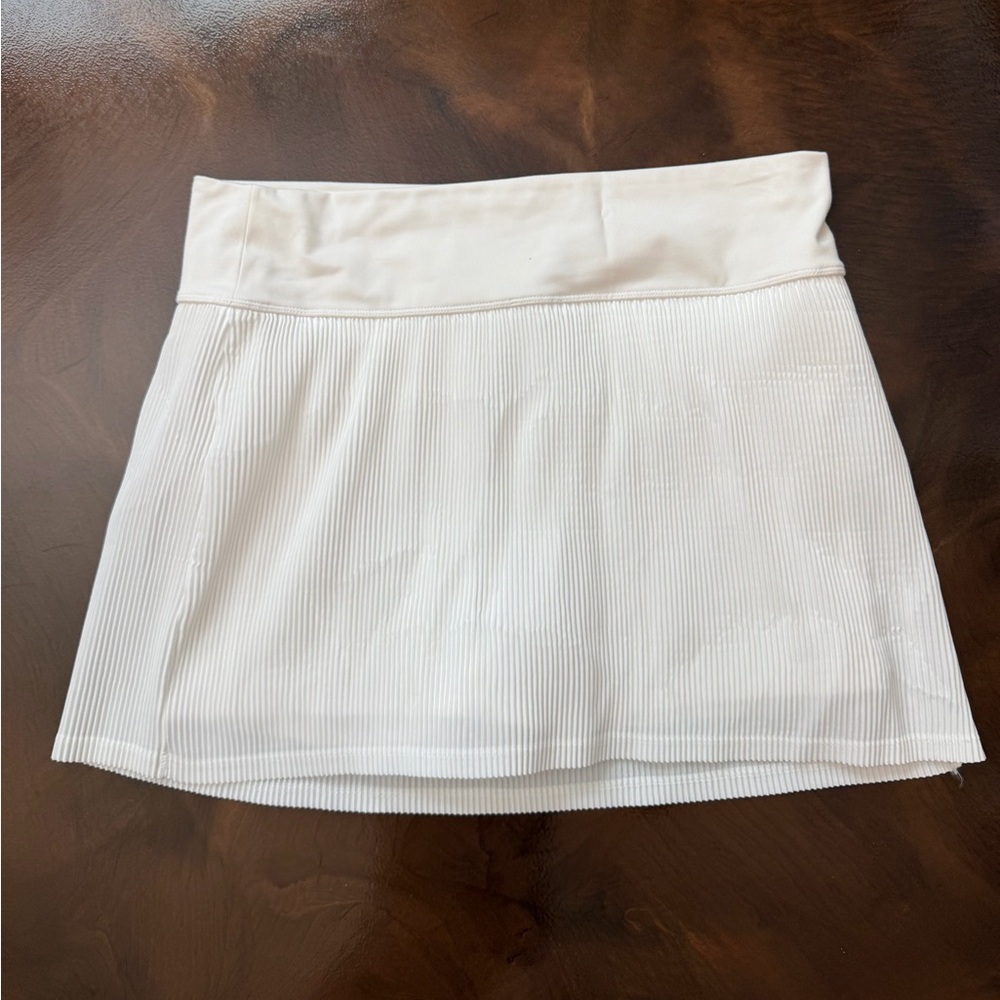 All in Motion High-Rise Tennis Athletic Pleated Skort White Size Medium M